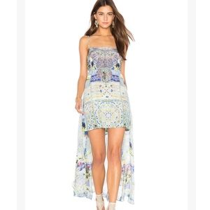 Camilla Embellished Mini Dress with Long Overlay